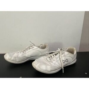 Nfinity Fearless Womens Cheer Shoes White Gray NFS-2023-00 Size 9.5